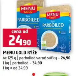 Terno Menu gold rýže nabídka