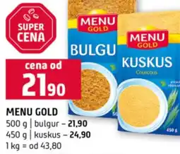 Terno Menu gold nabídka