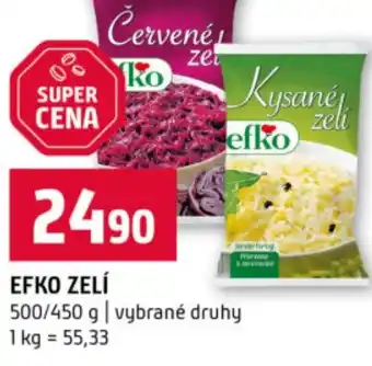 Terno Efko zelí nabídka