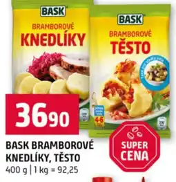 Terno Bask bramborové knedlíky, těsto nabídka
