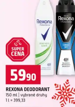 Terno Rexona deodorant nabídka