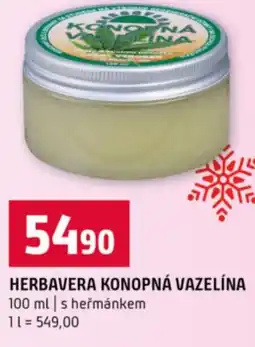 Terno Herbavera konopná vazelína nabídka