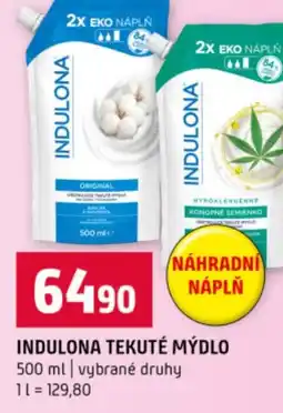 Terno Indulona tekuté mýdlo nabídka