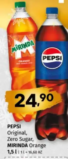 Terno PEPSI Original, Zero Sugar, MIRINDA Orange nabídka