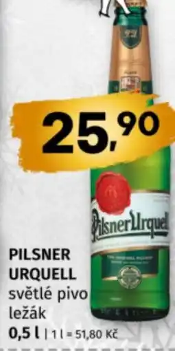 Terno PILSNER URQUELL světlé pivo ležák nabídka