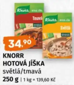 Terno Knorr hotová jíška světlá/tmavá nabídka