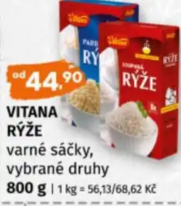 Terno Vitana rýže varné sáčky nabídka