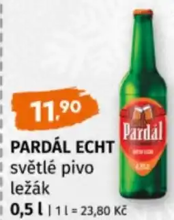 Terno Pardál echt světlé pivo ležák nabídka