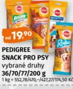 Terno Pedigree snack pro psy nabídka