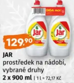 Terno JAR prostředek na nádobí nabídka