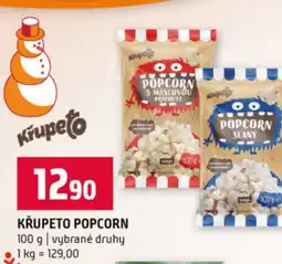 Terno Křupeto popcorn nabídka