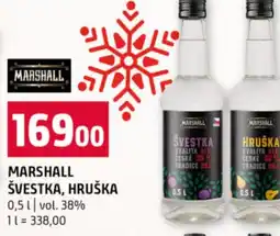 Terno Marshall švestka, hruška nabídka