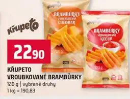 Terno Křupeto vroubkované brambůrky nabídka