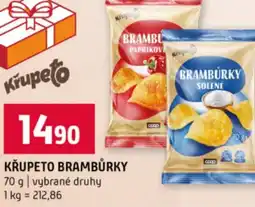 Terno Křupeto brambůrky nabídka