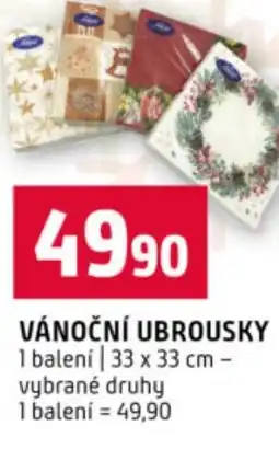 Terno Vánoční ubrousky nabídka