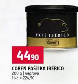 Terno Coren paštika ibérico nabídka