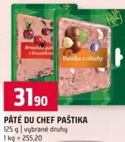Terno Pâté du chef paštika nabídka