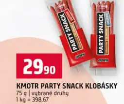 Terno Kmotr party snack klobásky nabídka