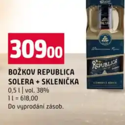 Terno Božkov republica solera + sklenička nabídka