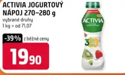 Terno Activia jogurtový nápoj nabídka