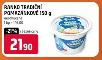 Terno Ranko tradiční pomazánkové nabídka