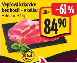 Albert Vepřová krkovice bez kosti - v celku nabídka