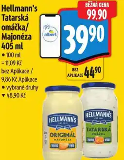 Albert Hellmann's Tatarská omáčka/ Majonéza nabídka