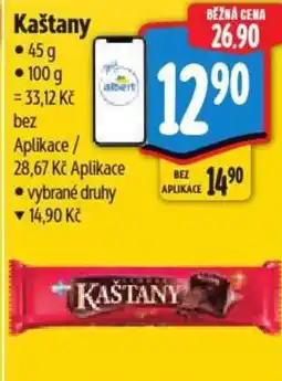 Albert Kaštany nabídka