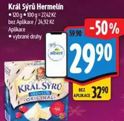 Albert Král Sýrů Hermelín nabídka