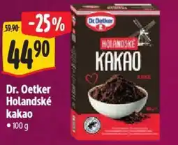 Albert Dr. Oetker Holandské kakao nabídka
