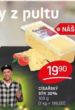 Flop CÍSAŘSKÝ SÝR 30% 100 g nabídka