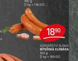 Flop BÍTEŠSKÁ KLOBÁSA 100 g nabídka