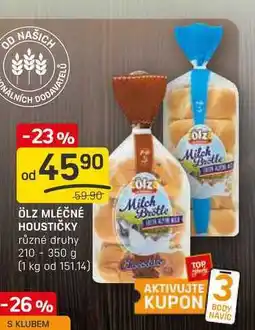Flop ÖLZ MLÉČNÉ HOUSTIČKY různé druhy 210 - 350 g nabídka