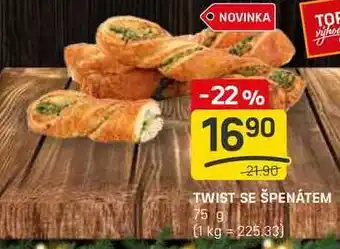 Flop TWIST SE ŠPENÁTEM 75g nabídka