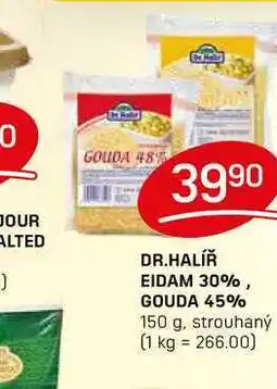 Flop DR.HALÍŘ EIDAM 30%, GOUDA 45% 150 g nabídka