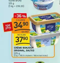 Flop CRÉME BONJOUR ORIGINAL, SALTED 225 g nabídka