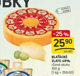 Flop Madeta Blaťácké zlato 48% 100g nabídka
