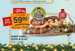 Flop DOBRÝ VÝBĚR VEJCE M 10 KS nabídka