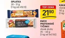 Flop EMCO PROTEINOVÉ TYČINKY různé druhy 35 - 40 g nabídka