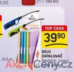 Flop SOLO ZAPALOVAČ flexibilní, colour 1ks nabídka