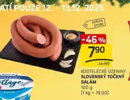 Flop SLOVENSKÝ TOČENÝ SALÁM 100 g nabídka
