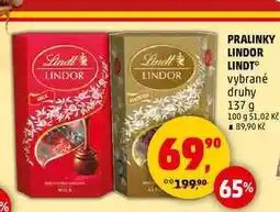 Penny Market PRALINKY LINDOR LINDT, 137 g nabídka