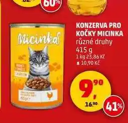 Penny Market KONZERVA PRO KOČKY MICINKA, 415 g nabídka