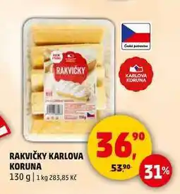 Penny Market RAKVIČKY KARLOVA KORUNA, 130 g nabídka