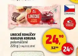 Penny Market LINECKÉ ROHLÍČKY KARLOVA KORUNA polomáčené, 220 g nabídka