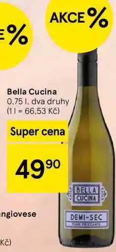 Tesco Bella Cucina, 0.75 l, dva druhy nabídka