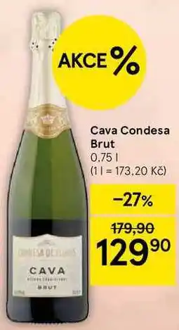 Tesco Cava Condesa Brut, 0.75 l nabídka