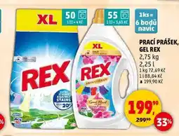 Penny Market PRACÍ PRÁŠEK REX, 2,75 kg nabídka