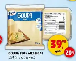 Penny Market GOUDA BLOK 48% BONI, 250 g nabídka