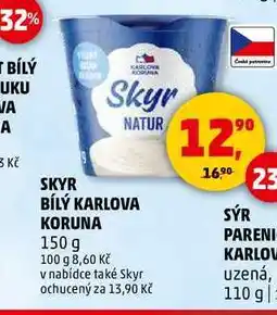 Penny Market SKYR BÍLÝ KARLOVA KORUNA, 150 g nabídka